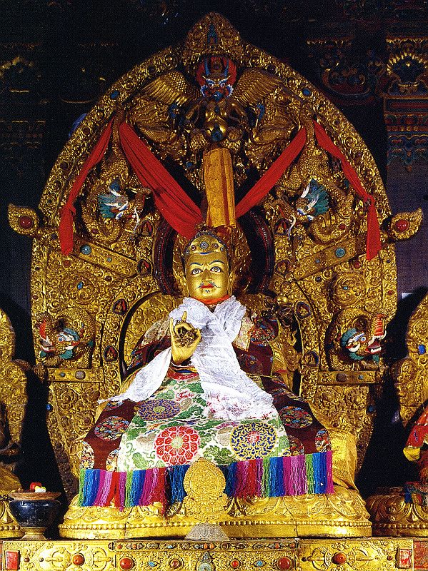 Tibet Lhasa 04 06 Potala Padmasambhava Close Up